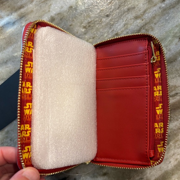 NWT! Star Wars Loungefly wallet - Star Wars Phantom Menace scene - Picture 5 of 7